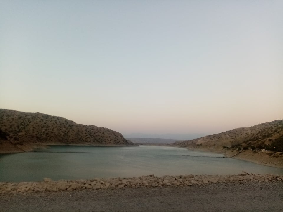 Lake in the town of Derbendikhan in Sulaimani province. (Photo: Goran Sabah Ghafour/K24)